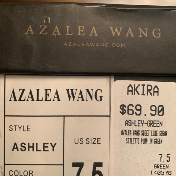 Azalea Wang Ashley green 7.5 Heels - Picture 6 of 6